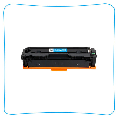 2PK Cyan CRG 054 Toner Cartridge for Canon 054 Color Imageclass MF642cdw Printer