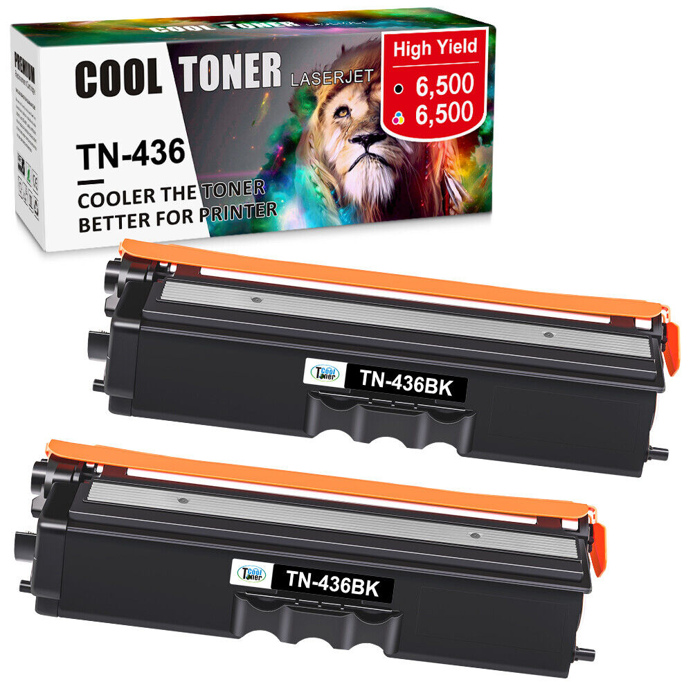 2 Pack TN-436 Toner Compatible for Brother TN-433 HL-L8360CDW L8360CDWT L8900CDW