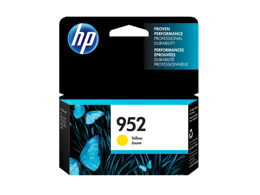 HP 952 Yellow Original Ink Cartridge, ~630 pages, L0S55AN#140