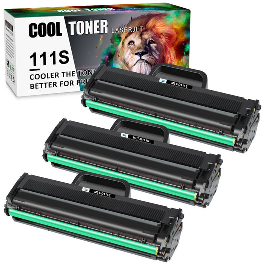3 Black Toner Cartridge MLT-D111S for Samsung Xpress M2022W M2071 M2070W