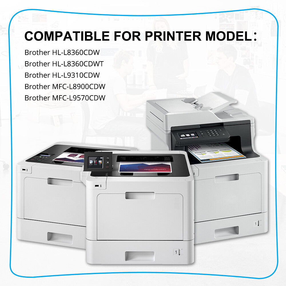 8PK TN436 Toner Cartridge Compatible With Brother HL-L8360CDW L9310CDW MFC-L8900