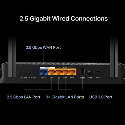 TP-Link Archer BE230 | BE3600 Wireless Dual-Band MU-MIMO Gigabit Wi-Fi 7 Router
