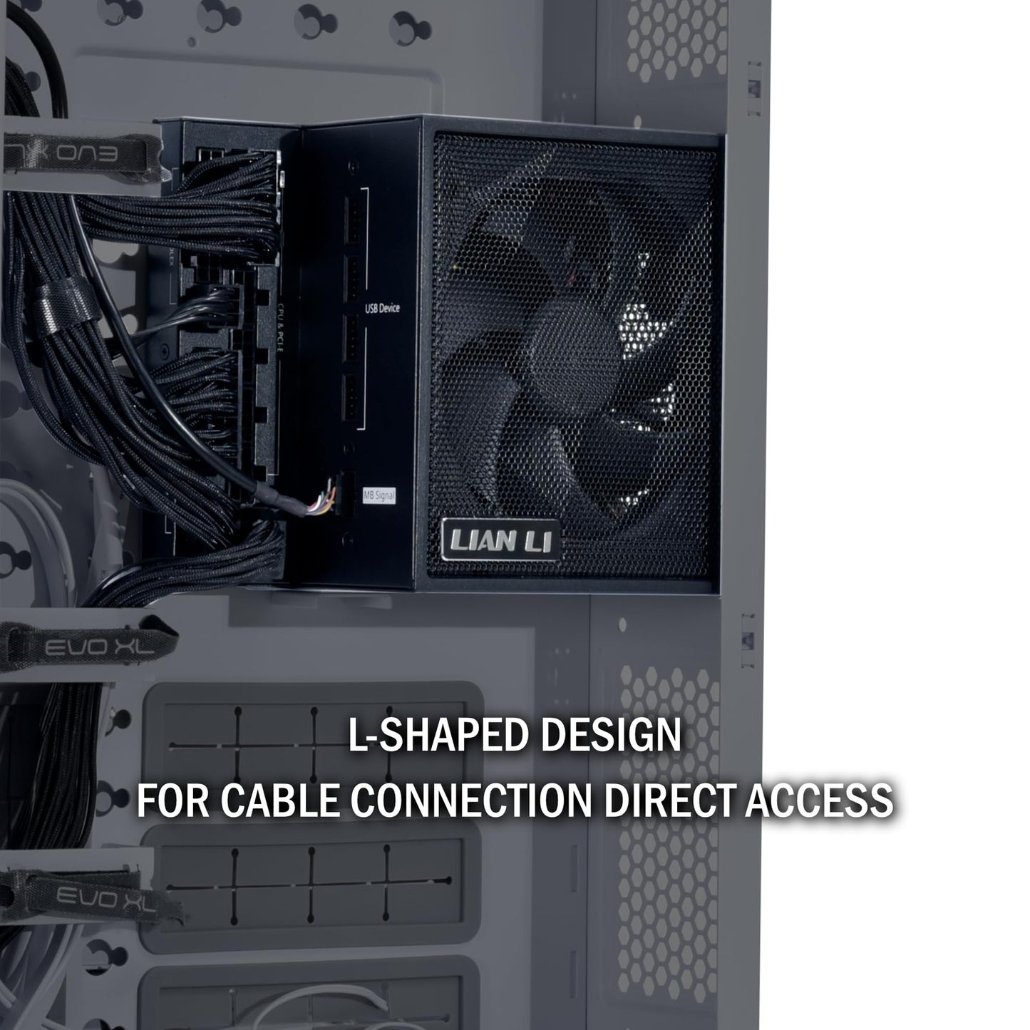 Lian Li Edge Series-1000W Full Modular Power Supply-80 PLUS Platinum-ATX 3.0, 3.