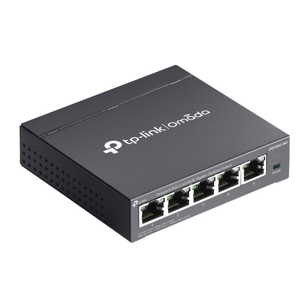 TP-Link DS105G-M2 | Omada 5-Port 2.5Gbps Multi-Gigabit Unmanaged Desktop Switch