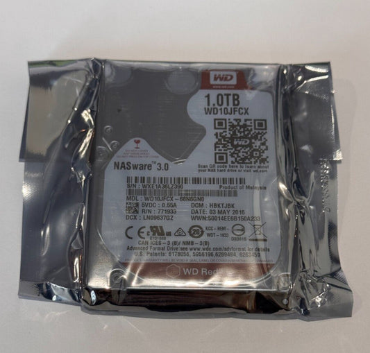 Western Digital 1TB WD10JFCX NAS 5400RPM 16MB SATA 2.5" Laptop HDD