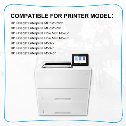 [With Chip]3PK Toner CF289X 89X Compatible With HP MFP M528dn M528f M507x M507n