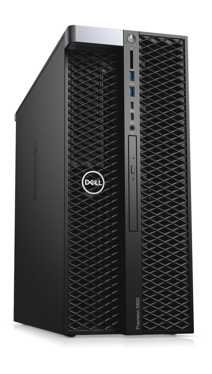 Dell Precision 5820 Tower Workstation Xeon W-2133 32GB 1TB Quadro P1000 DVD-RW