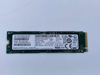 Lenovo Samsung MZ-VLW1280 MZVLW128HEGR-000L1 128GB PCIe SSD Solid State Drive