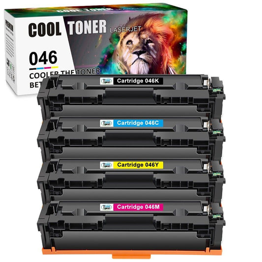 4x 046 Toner Cartridge for Canon imageCLASS MF731cdw MF733cdw MF735cdw LBP654Cdw