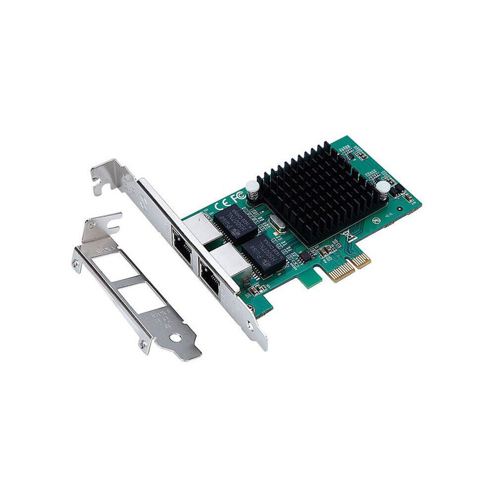 X-MEDIA XM-NA3821 | 2-Port Dual 1000Mbps Gigabit PCI Express PCIe Network Card