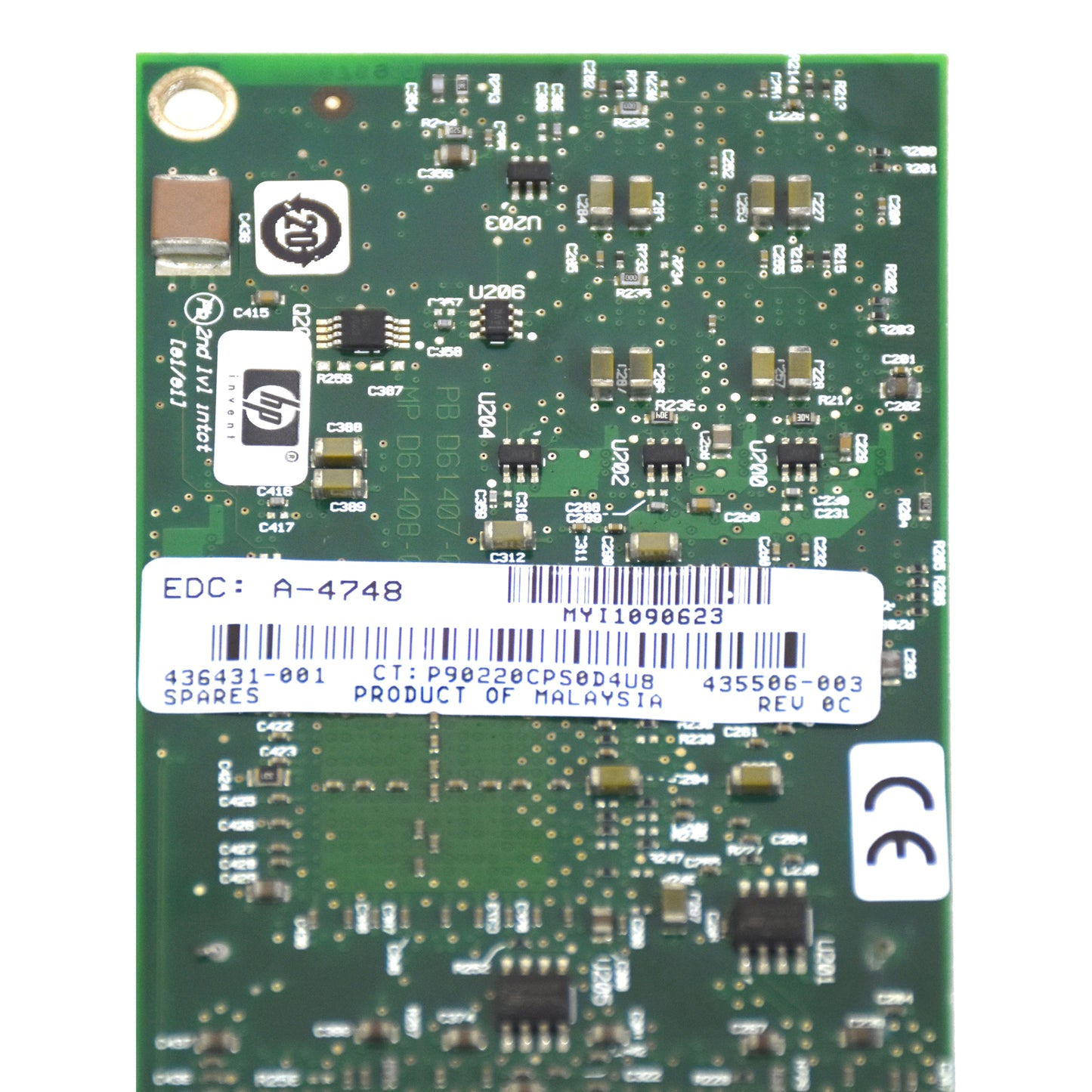 HP Intel NC364T 4-Ports 1GbE RJ-45 PCIe 1.0 Server Adapter 436431-001 435506-003