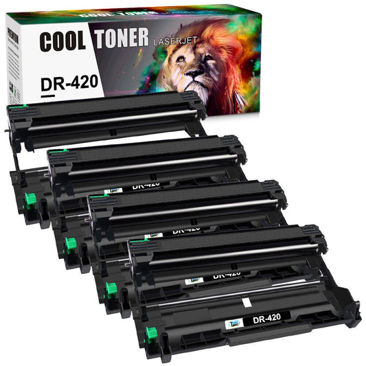 4PACK DR420 Drum Unit combo for Brother TN-450 HL-2240 2270DW MFC-7360N DCP-7060