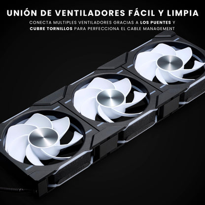 Phanteks PH-F120D30R_DRGB_PWM_BK01_3P CASEFAN PHANTEKS PH-F120D30R_DRGB_PWM_BK01