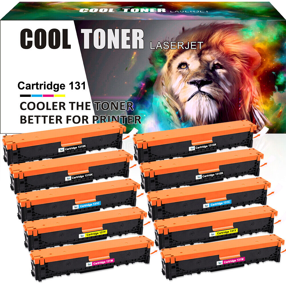 10x Toner for Canon 131 CRG-131H imageCLASS LBP7110CW MF8280CW MF624CW