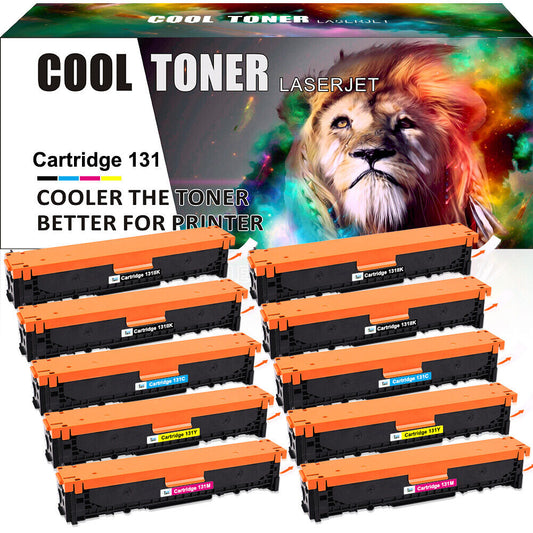 10x Toner for Canon 131 CRG-131H imageCLASS LBP7110CW MF8280CW MF624CW