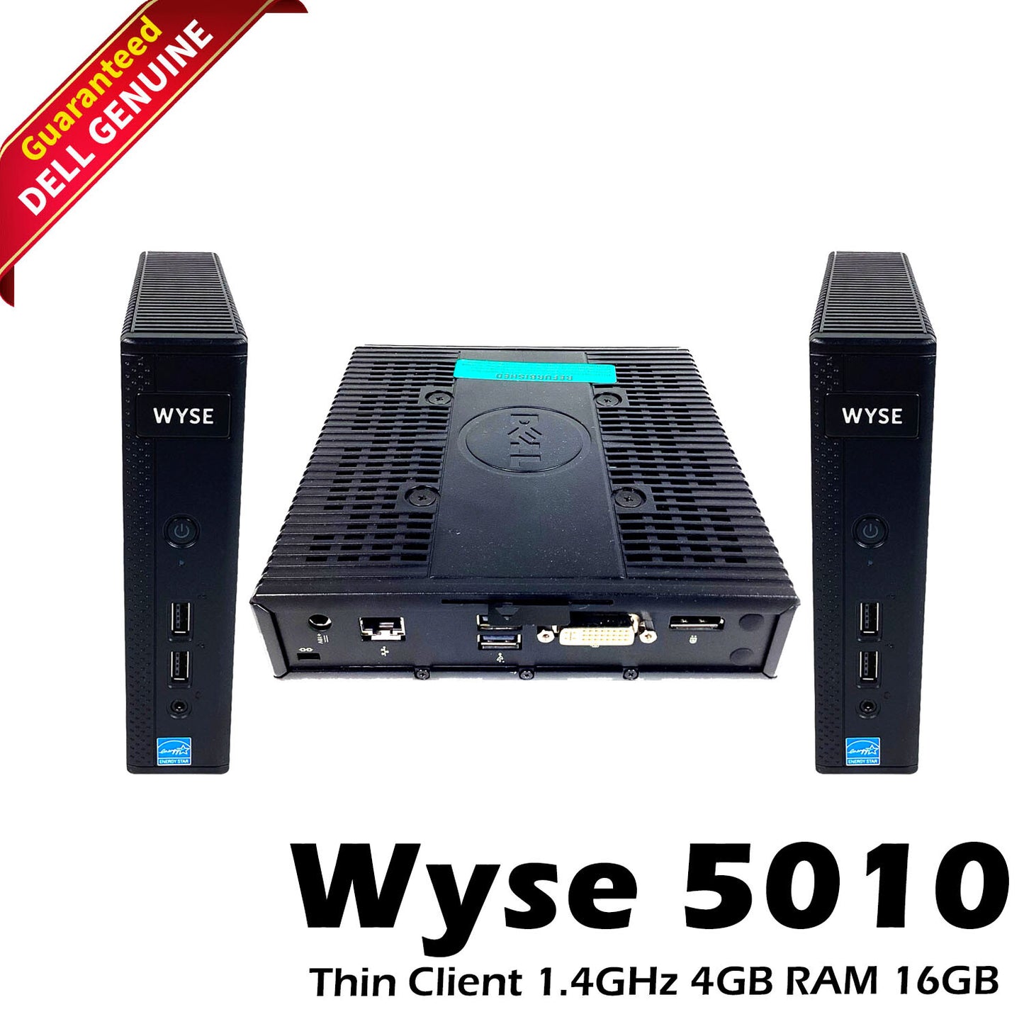 Dell Wyse 5010 Thin Client Dx0D AMD G-T48E 1.4GHz 4GB RAM 16GB Flash WES7 RJ45