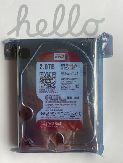 WSTERN DIGITAL WD20EFRX RED PLUS 5400RPM 3.5" SATA III 64MB CACHE 2TB INTERNAL