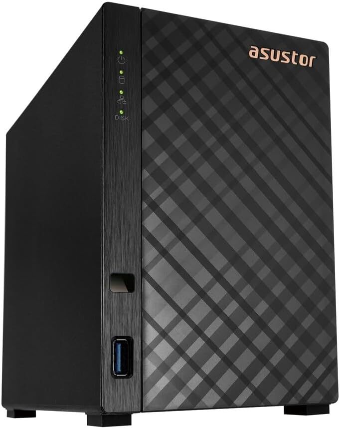 Asustor Drivestor 2 Lite 2 Bay NAS Quad-Core 1.7GHz CPU (Diskless) AS1102TL