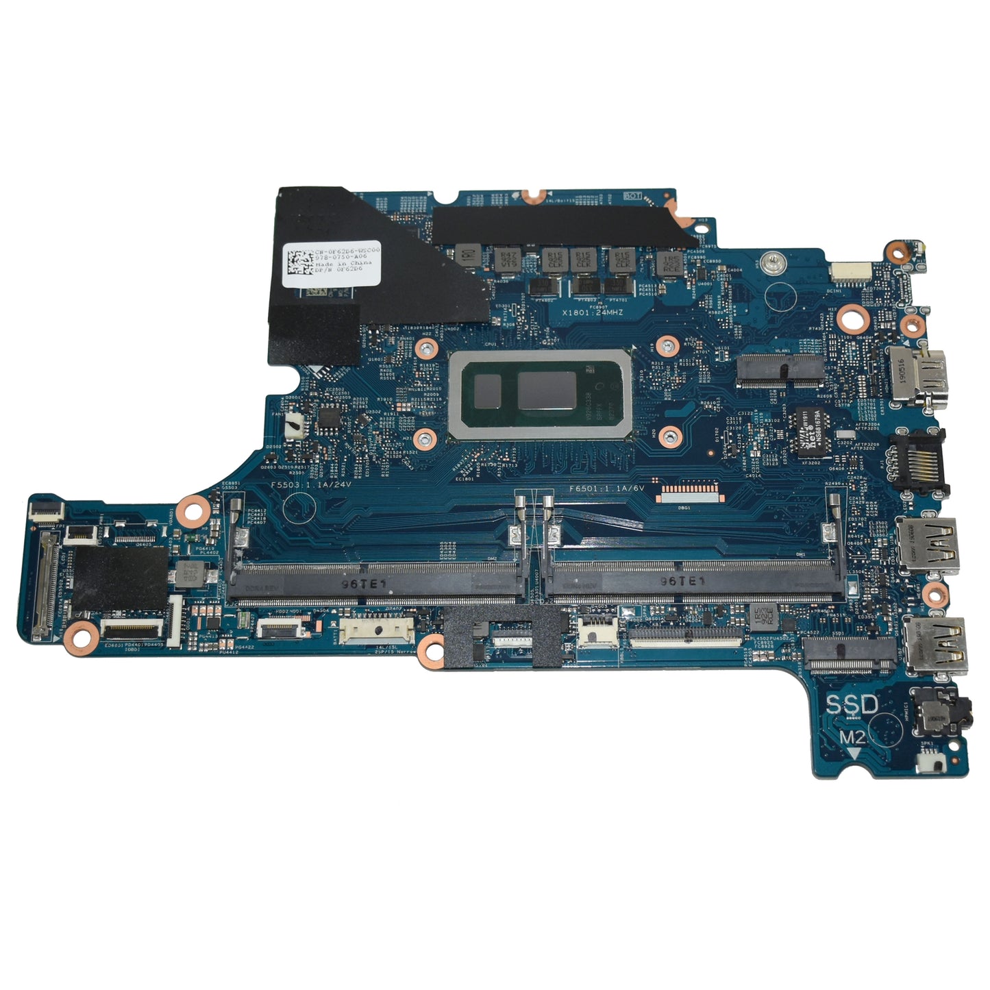 Genuine Dell Inspiron 5584 Core i5-8265U Quad-Core 1.6GHz DDR4 Motherboard F62D6