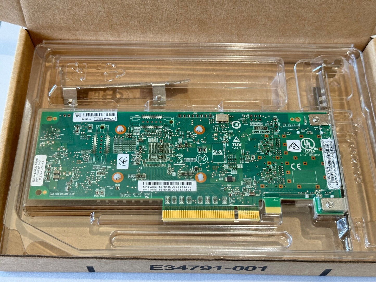 HPE P9D94A SN1100Q QLE2692-HP 16Gb 2P Dual Port FC HBA 853011-001