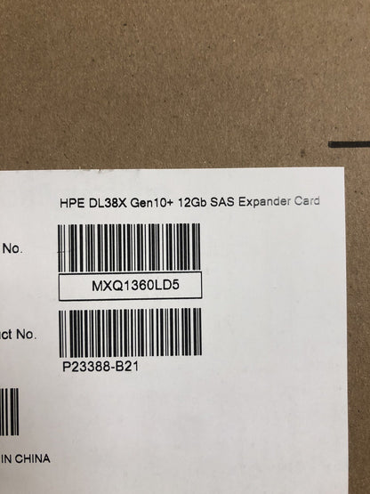 HPE DL38X DL380 DL385 Gen10 Plus 12Gb SAS Expander Card P23388-B21 4LFF 8SFF etc (NOT FOR HOME PC)