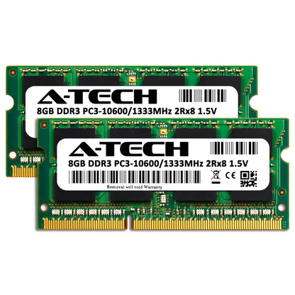 16GB 2x8GB PC3-10600S Lenovo ThinkPad W701 X240 X250 T420I 4177-Xxx Memory RAM