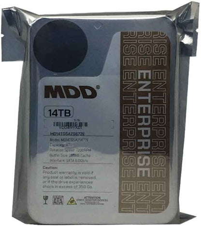 MDD 14TB 7200RPM 256MB Cache SATA 6G 3.5" Enterprise Hard Drive Datacenter, RAID