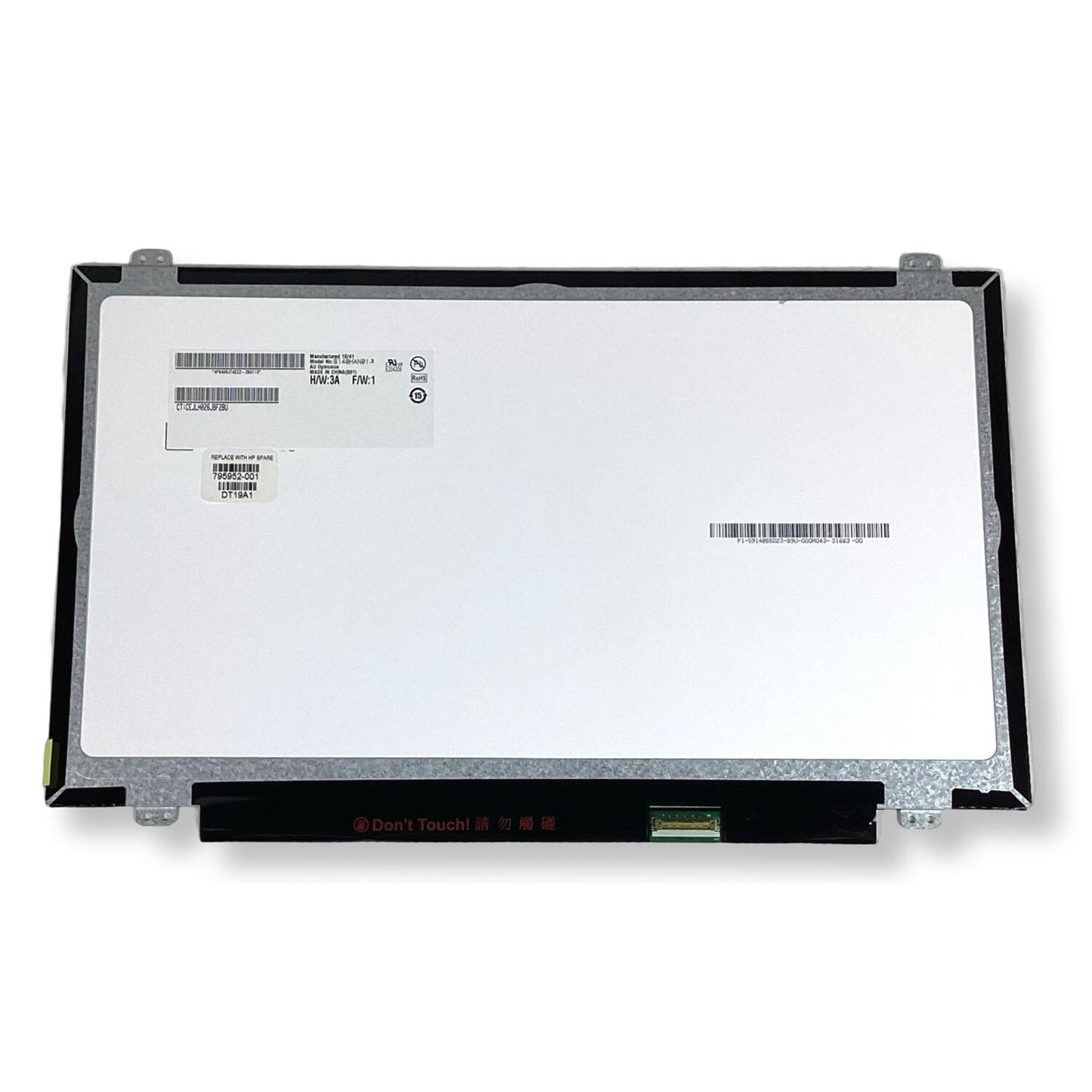 Genuine HP ZBook 14 G2 14" FHD 1920 x 1080 LCD Display Screen 795952-001