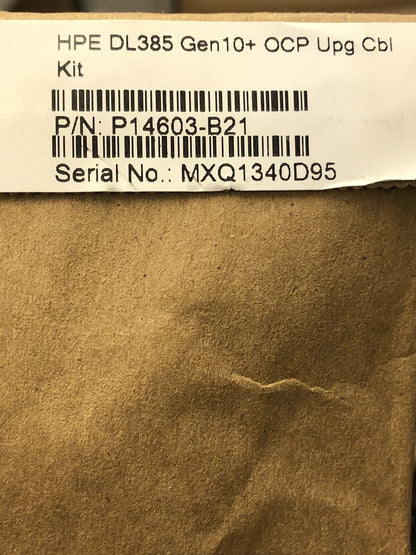 HPE DL365 DL385 Gen10 Plus/V2 OCP Upgrade Cable Kit Expand OCP3 to x16