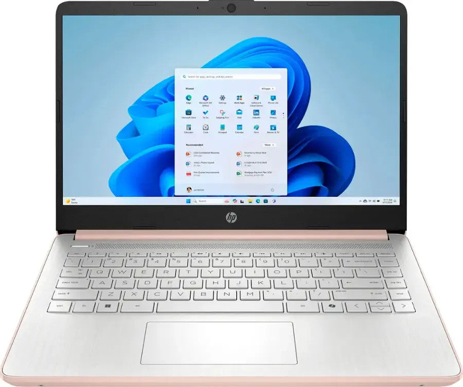 HP Laptop 14" HD Intel N150 8GB 256GB Webcam Office 365 Docking + 128GB microSD