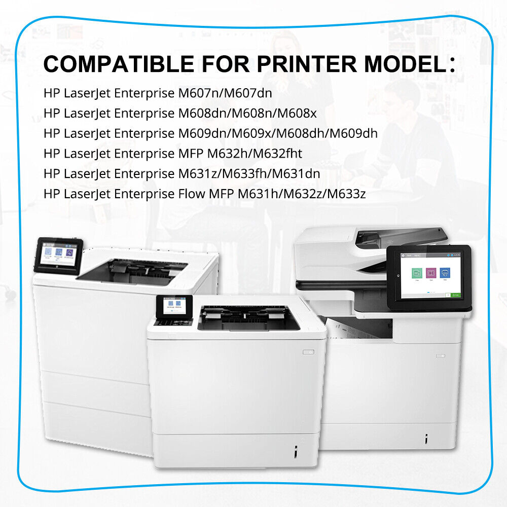 2x Toner Compatible with HP 37A CF237A LaserJet Enterprise M607dn M607n M608dn
