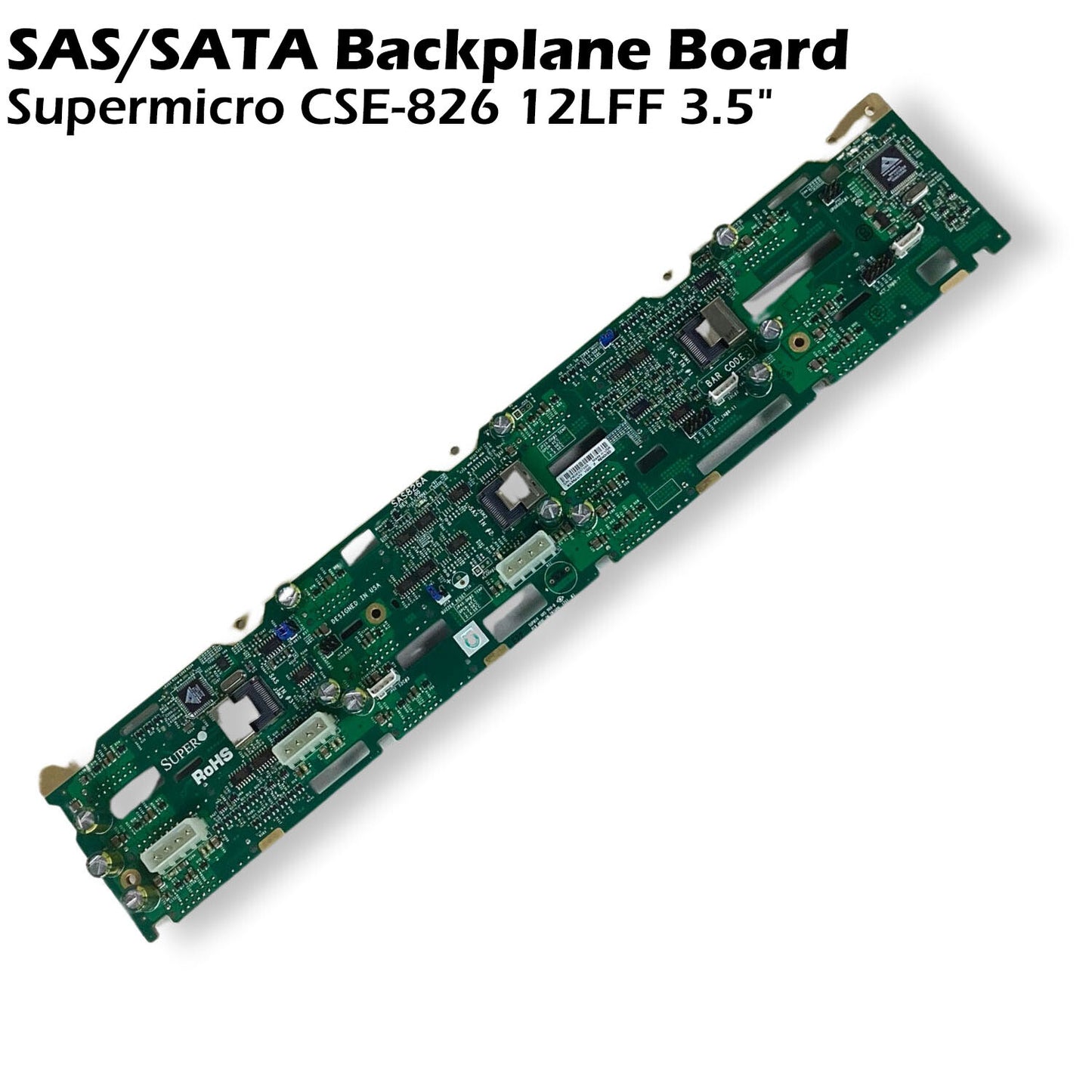 Supermicro SAS826A 12x 3.5" SAS/SATA 3GB Slot Server Backplane for SC847A SC826 (NOT FOR HOME PC)