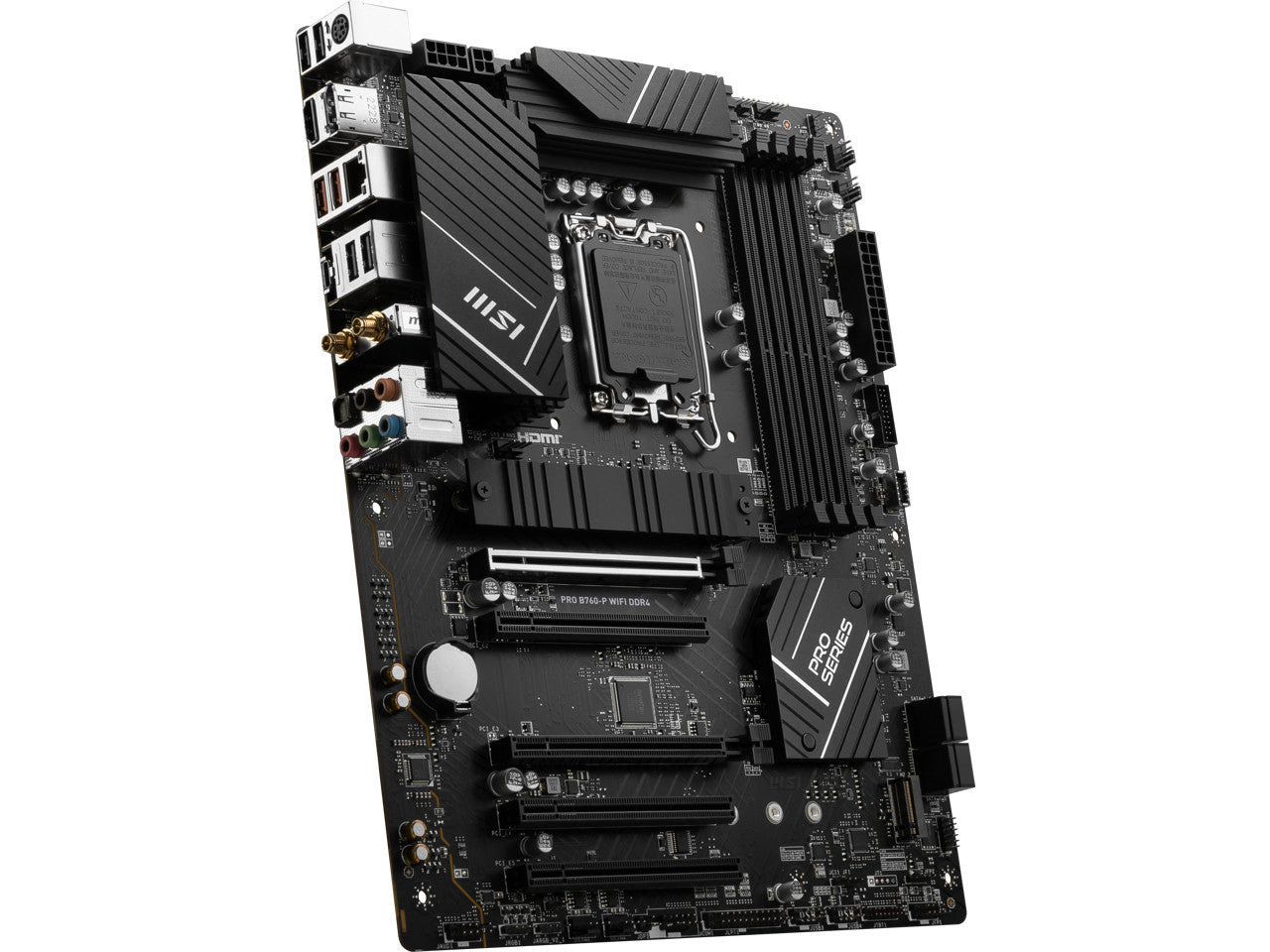 MSI PRO B760-P WIFI DDR4 LGA 1700 (l12th&13th Gen), SATA 6Gb/s Motherboard