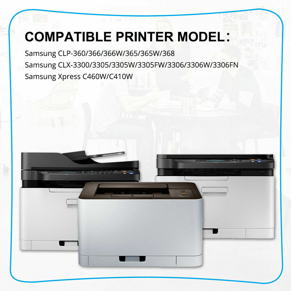 3PK CMY Color CLT-406S Toner for Samsung CLP-365W CLX-3305FW Xpress C410W C460FW