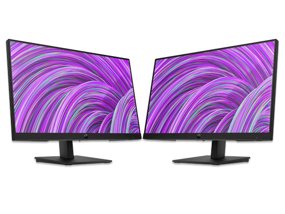 Dual HP P22h G5 FHD Monitor 21.5" FHD (1920 x 1080) 48-75 Hz Bundle