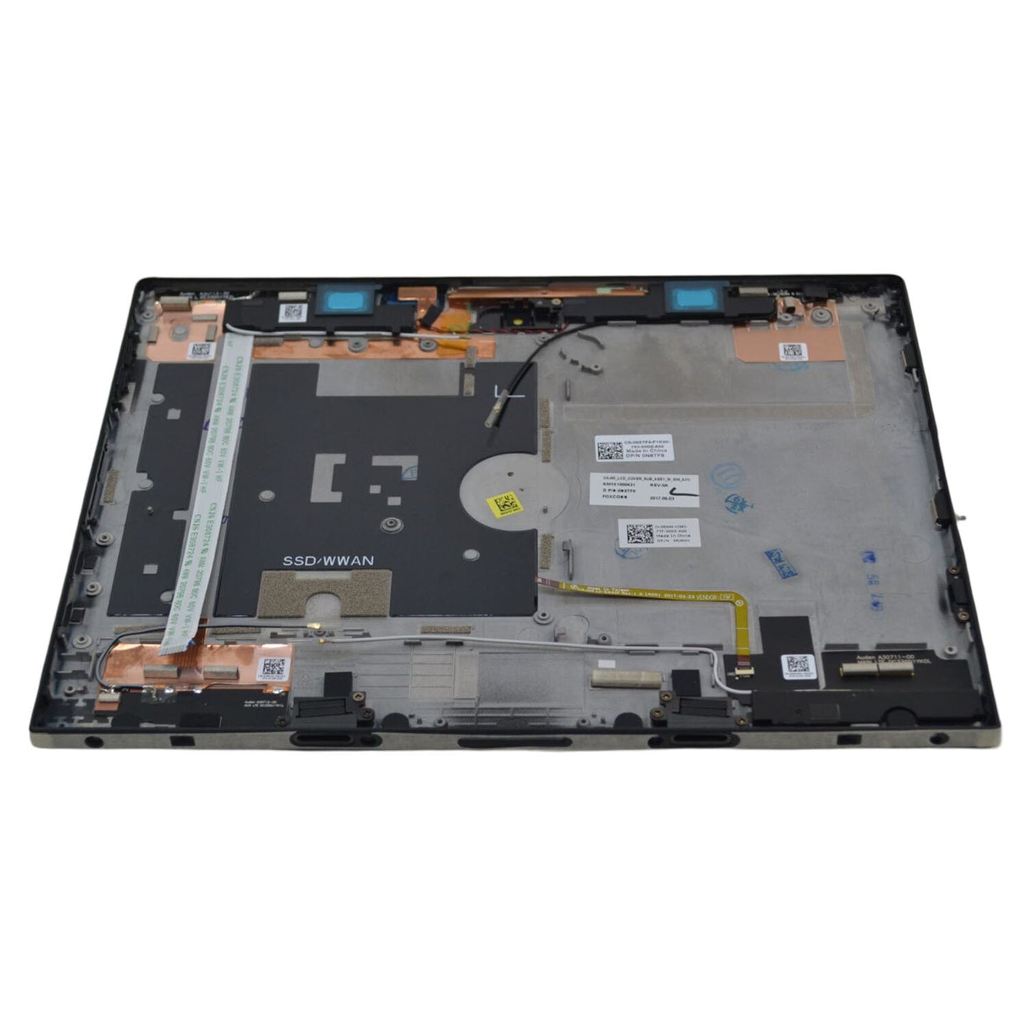 Dell Latitude 7285 2-in-1 Tablet Back Cover Assembly with Speakers RJ6HK N8TF9