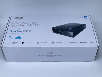 ASUS EXTERNAL 16X BLU-RAY WRITER Drive USB 3.0 BW-1601X-U