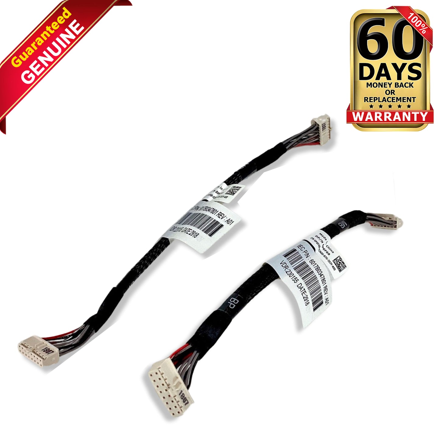 Lot Of 5 Dell PowerEdge R820 R830 8x2.5" 16-Pin Backplane Signal Cable P6F68