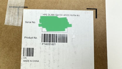 HPE DL38x DL380 DL385 Gen10 Plus/V2 AROC NVMe Kit Adapter Port 7A P14602-B21