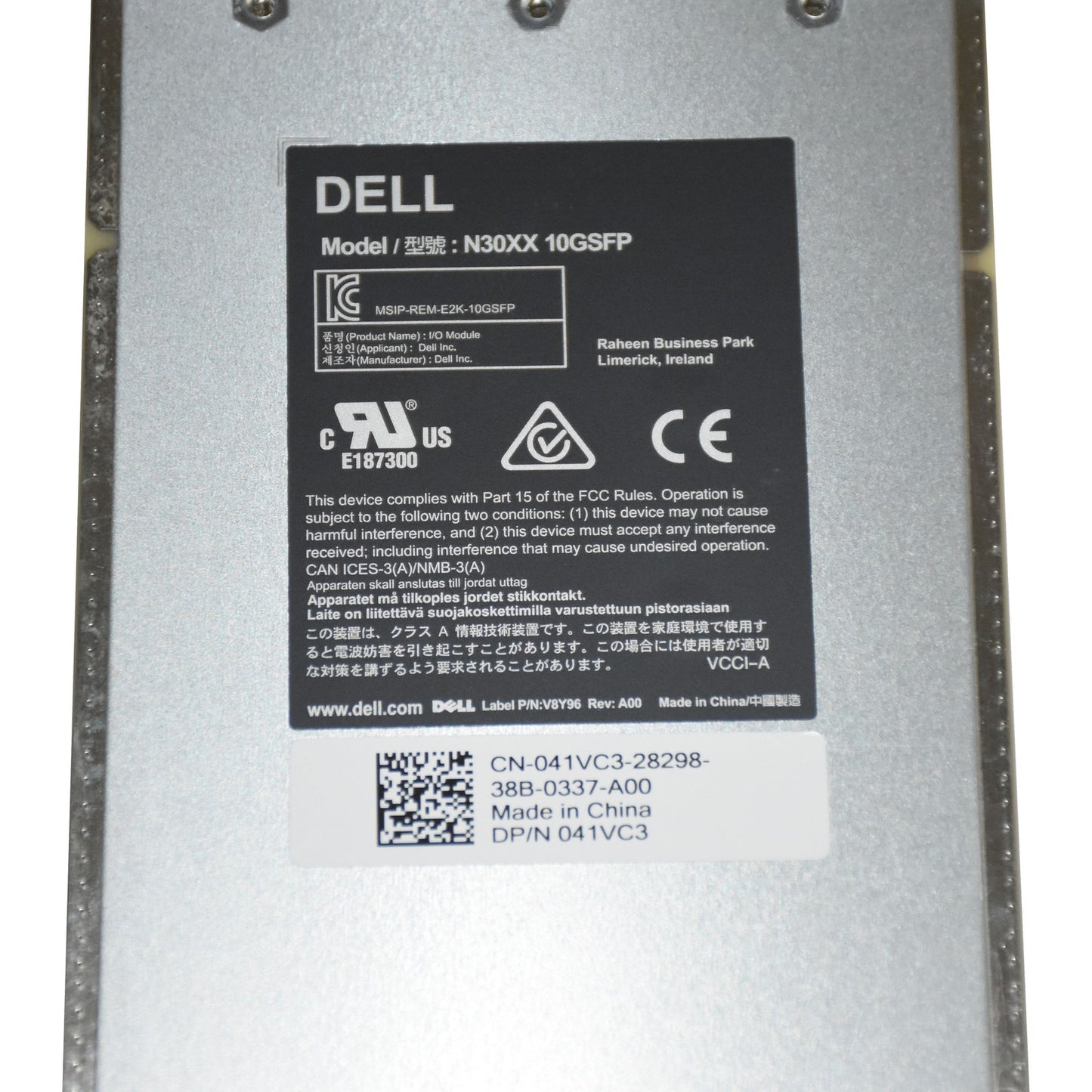 Dell N3000 Series Switch N30XX 10GGSFP 10GbE SFP+ Dual-Port Uplink Module 41VC3