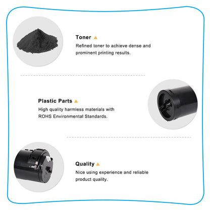 2 Pack High Yield Black 106R02740 Toner Compatible With Xerox WorkCentre 3655