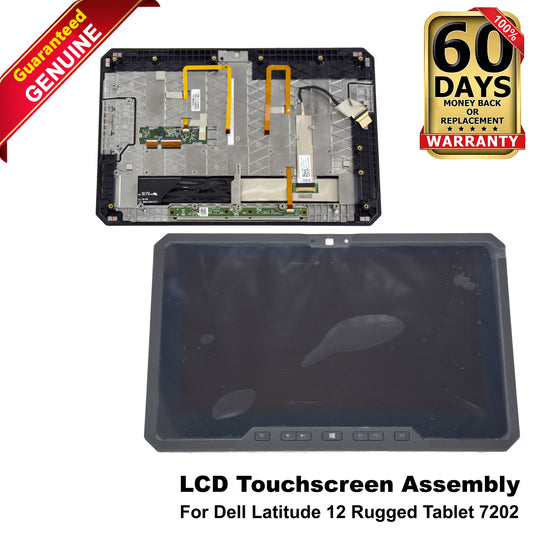 Dell Latitude 12 Rugged Tablet 7202 11.6" Touchscreen LCD Screen Assembly HF46N
