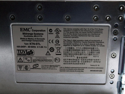 OEM Dell EMC 15 Bay KTN-STL Model Fibre Channel Internal Enclosure Chasis UJ460