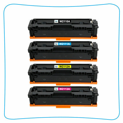 6PK Toner Compatible With HP 206A W2110A LaserJet Pro M255dw MFP M283fdw No Chip