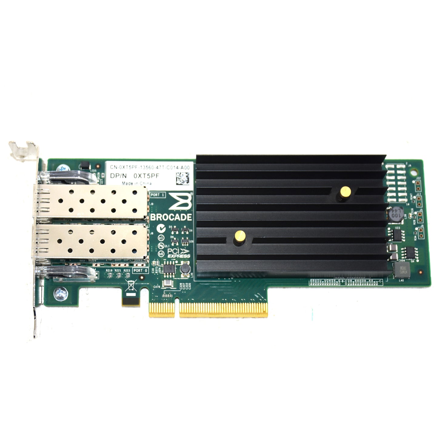 Dell Brocade 1020 Dual Port 10Gb SFP+ CNA PCIe x8 Low Profile Network Card XT5PF