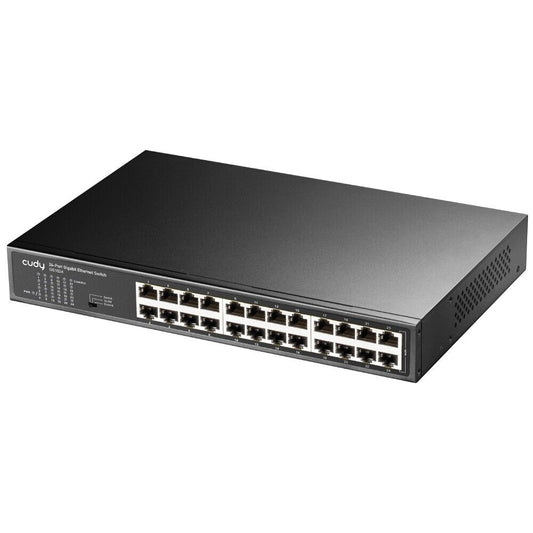 Cudy GS1024 | 24-Port 10/100/1000Mbps Gigabit Ethernet Desktop/Rack-Mount Switch