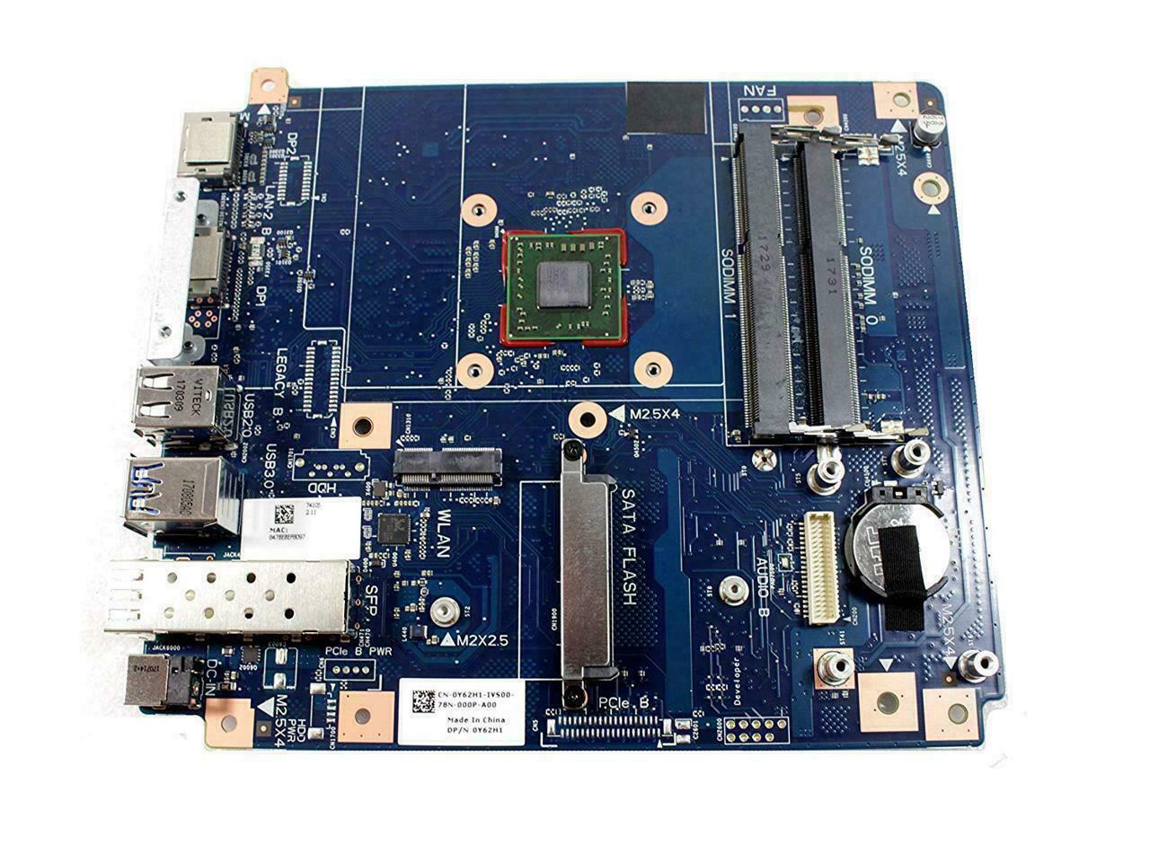 New Dell Wyse 5060 Thin Client Motherboard DDR3L System Board AMD 2 Slots Y62H1