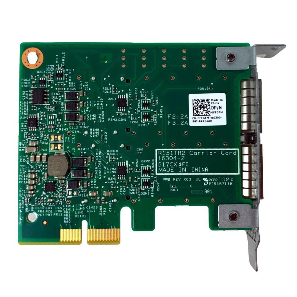 New Dell C6320PV2 C6320 PCIE 517CX QSFP IO Card Network Card FFGFM 0FFGFM