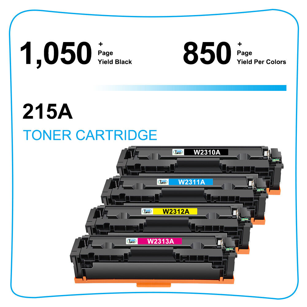 [With Chip]4 x Toner W2310A Compatible with HP 215A Pro M155 MFP M182nw M183fw