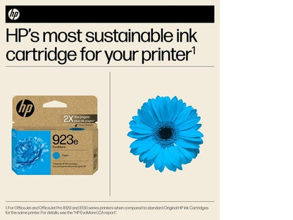 HP 923e EvoMore Cyan Original Ink Cartridge, 800 pages, 4K0T4LN